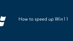 How to speed up Win11