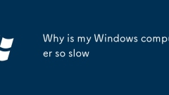 Why is my Windows computer so slow