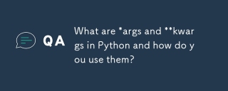 Apakah *args dan ** kwargs di Python dan bagaimana anda menggunakannya?