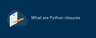 Apakah penutupan python
