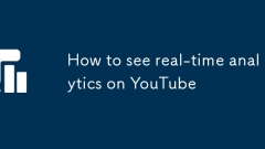 How to see real-time analytics on YouTube