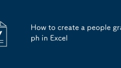 How to create a people graph in Excel