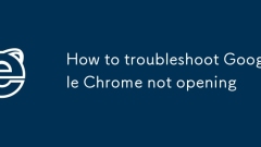 How to troubleshoot Google Chrome not opening