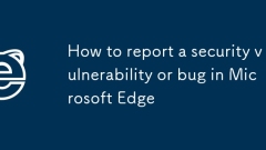 Cara melaporkan kelemahan keselamatan atau pepijat di Microsoft Edge