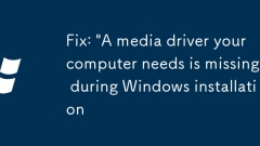 Correction: 'Un pilote multimédia dont votre ordinateur a besoin est manquant' pendant l'installation de Windows