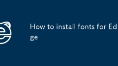 So installieren Sie Schriftarten für Edge