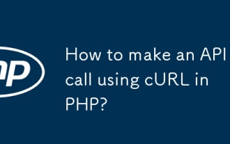 Comment passer un appel API en utilisant Curl dans PHP?