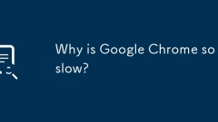 Mengapa Google Chrome begitu lambat?