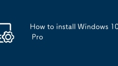 So installieren Sie Windows 10 Pro