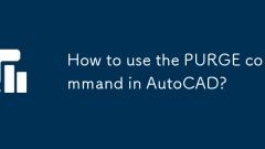 Bagaimana cara menggunakan arahan pembersihan di AutoCAD?