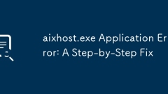aixhost.exe Application Error: A Step-by-Step Fix