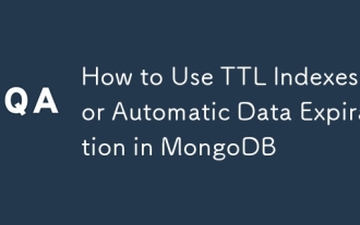 MongoDB에서 자동 데이터 만료에 TTL 인덱스 사용 방법