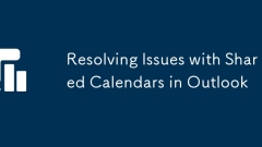 Menyelesaikan masalah dengan kalendar bersama dalam Outlook