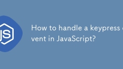 Bagaimana Mengendalikan Acara KeyPress di JavaScript?