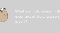 Apakah middleware dalam konteks pelayan web Golang?