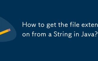 How to get the file extension from a String in Java?