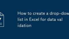 Cara membuat senarai drop-down dalam Excel untuk pengesahan data