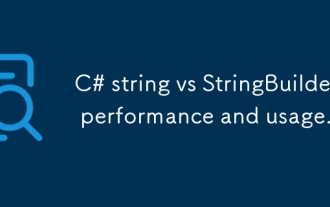 C# String vs StringBuilder Prestasi dan Penggunaan.