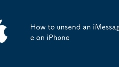 Wie man einen iMessage auf dem iPhone absendet