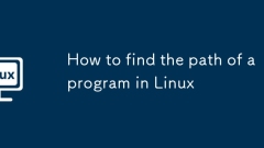 Comment trouver le chemin d'un programme dans Linux