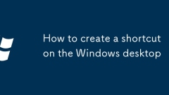 Cara membuat jalan pintas di desktop Windows