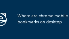 Wo sind Chrome Mobile Lesezeichen auf dem Desktop