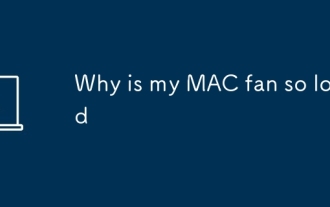 Pourquoi mon fan de Mac est-il si fort