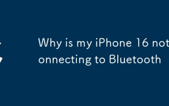 Warum verbindet sich mein iPhone 16 nicht mit Bluetooth