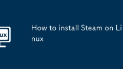 Comment installer de la vapeur sur Linux