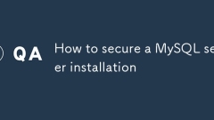 Cara menjamin pemasangan pelayan mysql