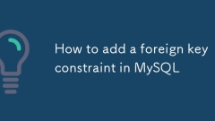 Cara Menambah Kekangan Kunci Asing di MySQL