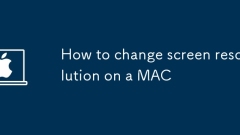 So ?ndern Sie die Bildschirmaufl?sung auf einem Mac