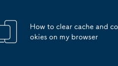 So l?schen Sie Cache und Cookies auf meinem Browser