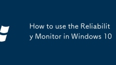 Comment utiliser le moniteur de fiabilité dans Windows 10