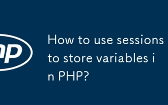 Wie benutze ich Sitzungen, um Variablen in PHP zu speichern?