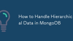Cara Mengendalikan Data Hierarki di MongoDB