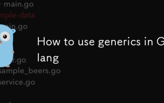 Comment utiliser des génériques à Golang