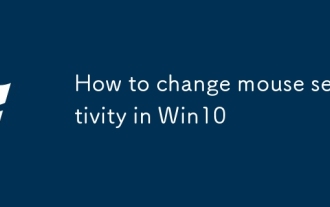 Cara Mengubah Kepekaan Tetikus di Win10