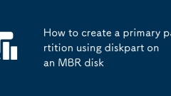 MBR ????? DiskPart? ???? 1 ? ???? ??? ??