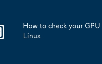 Linux에서 GPU를 확인하는 방법