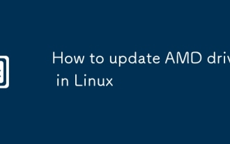 Linux에서 AMD 드라이버를 업데이트하는 방법