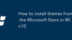 Cara Memasang Tema Dari Kedai Microsoft di Win10