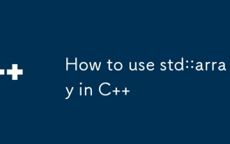Cara menggunakan std :: array di c