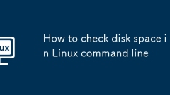 Cara memeriksa ruang cakera di baris arahan Linux
