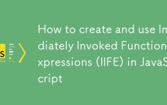 How to create and use Immediately Invoked Function Expressions (IIFE) in JavaScript