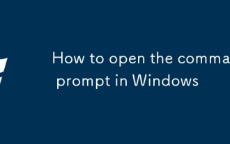 So öffnen Sie die Eingabeaufforderung in Windows