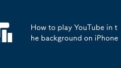 Cara bermain youtube di latar belakang di iPhone