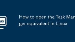 Cara Membuka Setara Pengurus Tugas di Linux
