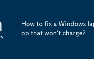 Comment réparer un ordinateur portable Windows qui ne se chargera pas?