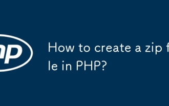 Wie erstelle ich eine ZIP -Datei in PHP?